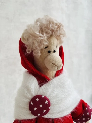 Лама, игровая игрушка ручная работа